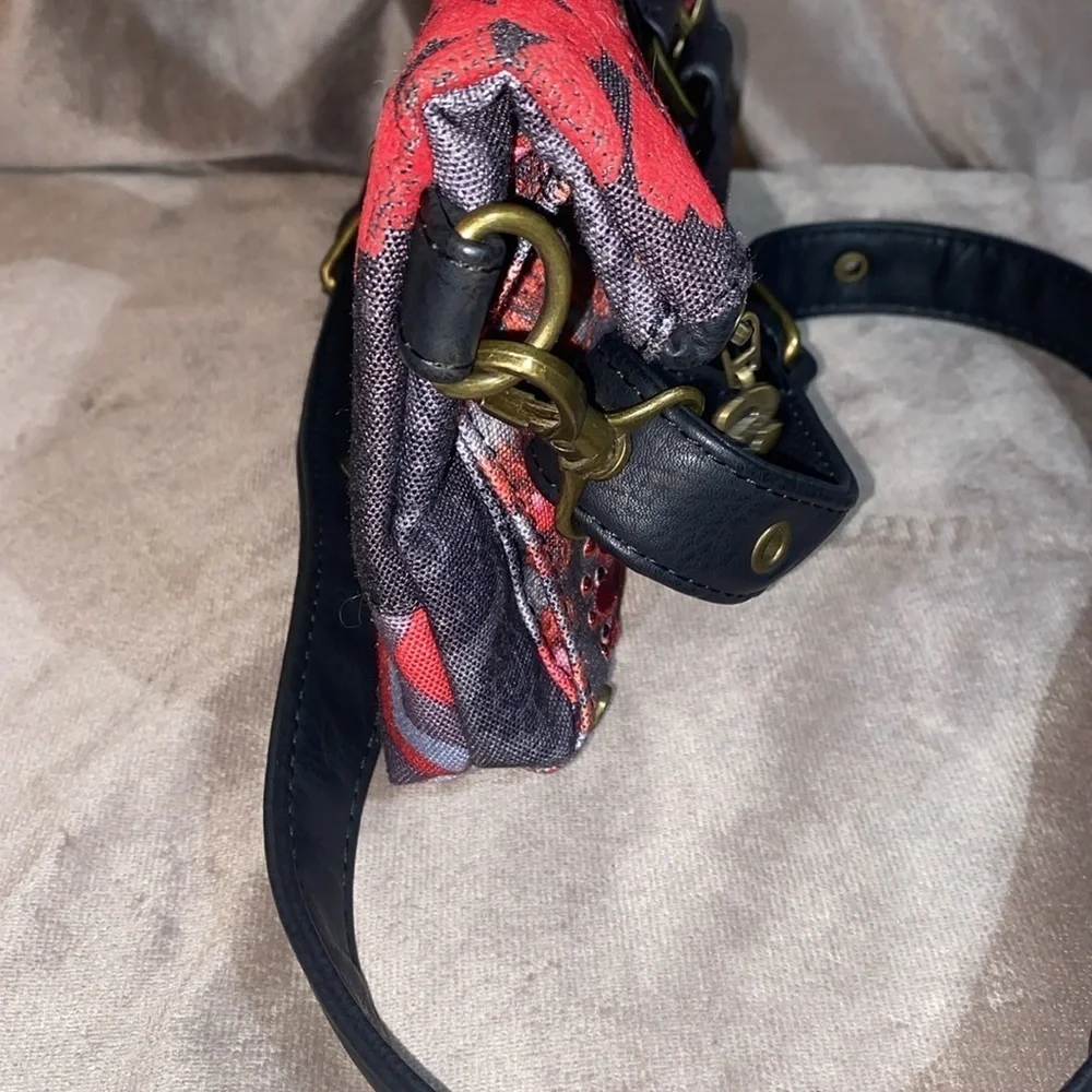 Desigual Multicolor Crossbody Bag with Red and Black Accents